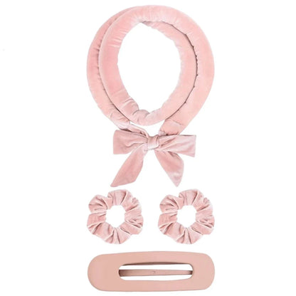Heatless Curling Rod Headband – Satin No Heat Hair Curler