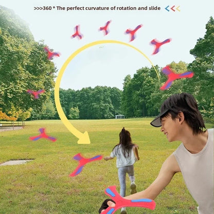 Soft Boomerang Flying Disc Set – 3 Pack Outdoor Fun