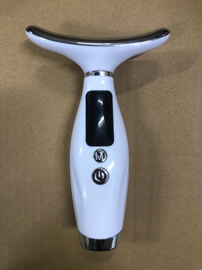 7-Color LED Beauty Device for Neck & Face – Vibration Massage, Skin Tightening & Lifting Tool