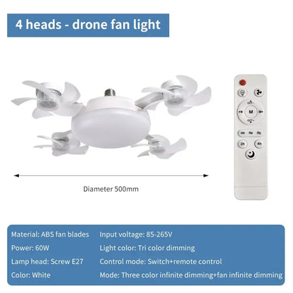 Socket Ceiling Fan Light