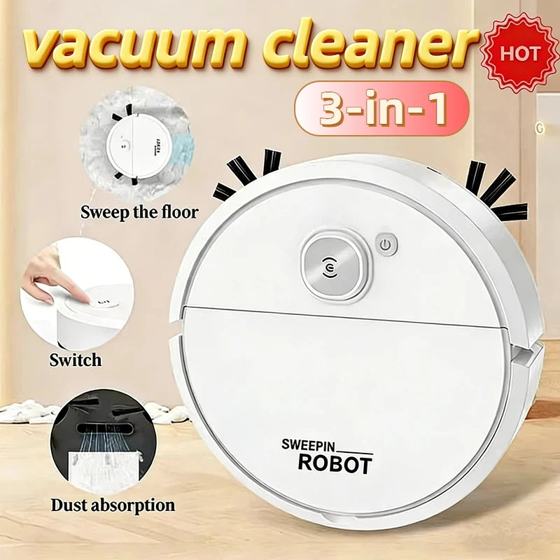 CleanBot™ Mini Vacuum 🤖✨ — Sweep, Vacuum & Mop in One