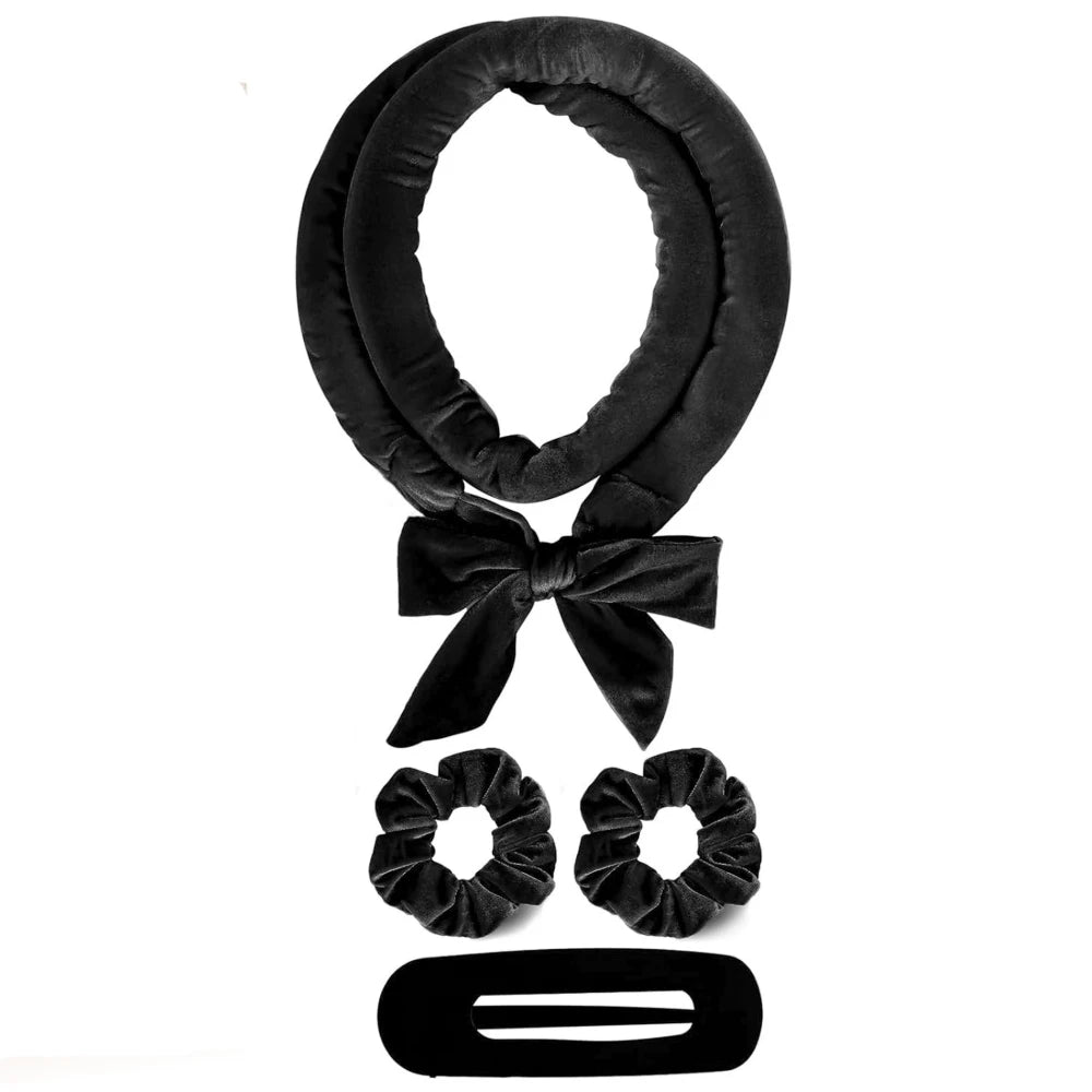 Heatless Curling Rod Headband – Satin No Heat Hair Curler
