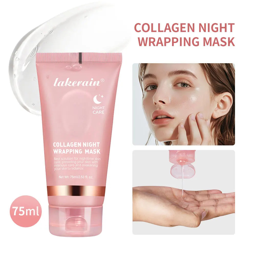 GlowSeal™ Collagen Wrapping Mask 🌙 — Firm, Tighten & Radiate Overnight