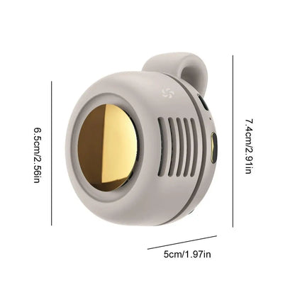 Portable Mini Bladeless Clip-On Fan