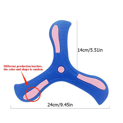 Soft Boomerang Flying Disc Set – 3 Pack Outdoor Fun