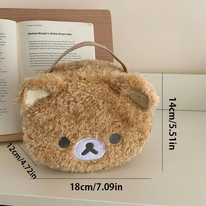 Lazy Bear Plush Cosmetic Pouch