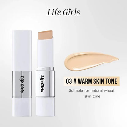 GlowBase™ Foundation Stick ✨ — Matte Concealer & Moisturizing Makeup Base