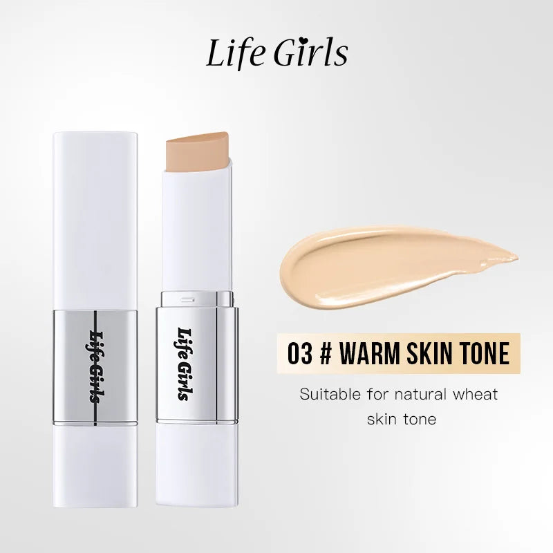 GlowBase™ Foundation Stick ✨ — Matte Concealer & Moisturizing Makeup Base