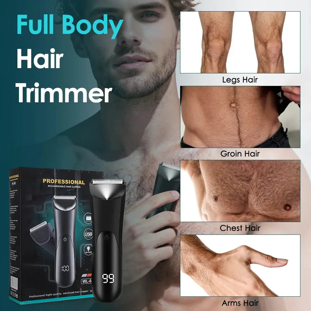 Smart Hair Clipper for Men with Beard