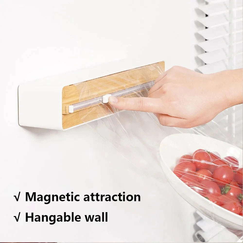 WrapMate™ 3-in-1 Organizer 🧻✨ — Cut, Store & Dispense Easily