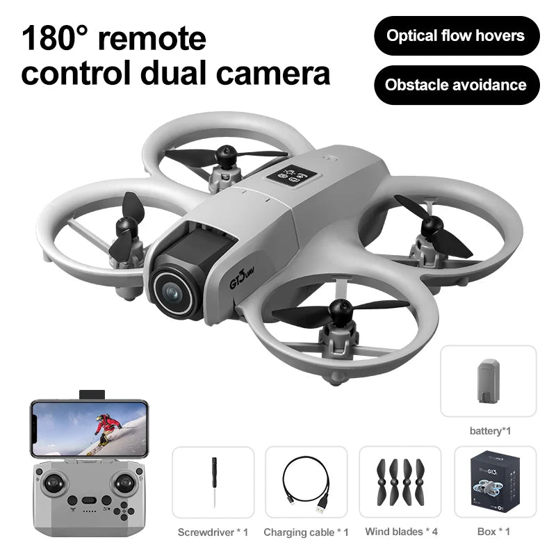 GT3 RC Drone 8K 5G Professional HD Aerial Photography Obstacle Avoidance Remote Control Aircraft Dual Camera Quadcopter Toy