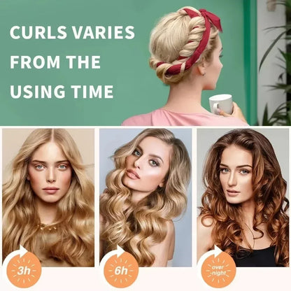 Heatless Curling Rod Headband – Satin No Heat Hair Curler