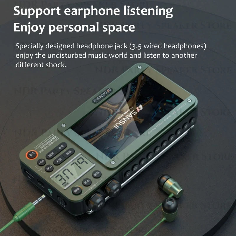 WaveSync™ Pocket Radio 📻✨ — Bluetooth Entertainment Anywhere