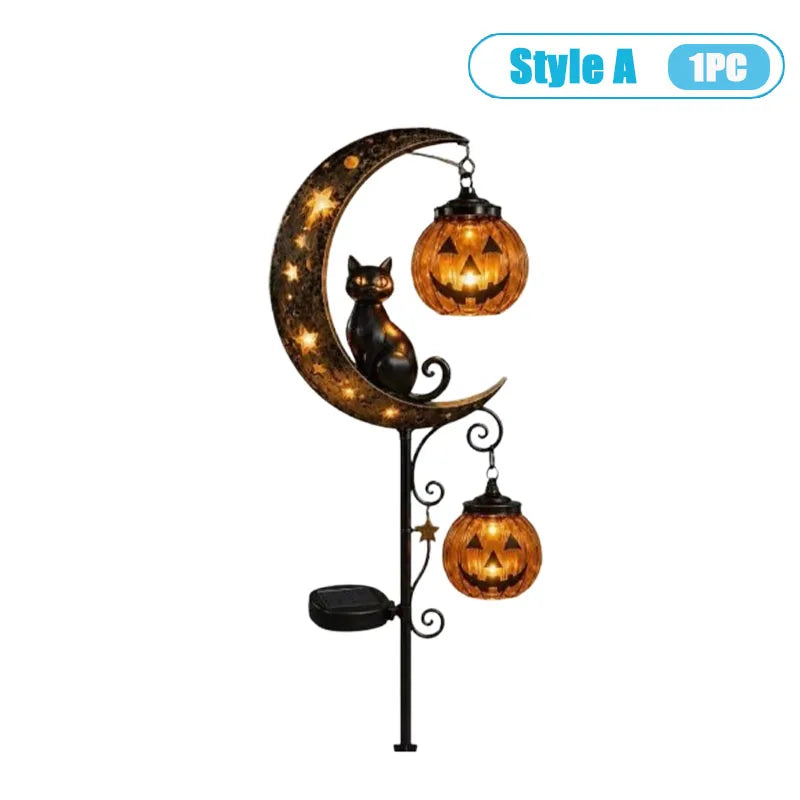 MoonPumpkin™ Garden Stake 🎃🌙 — Spooky Charm for Your Yard