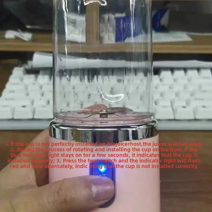 Portable Mini Blender Juicer – USB Rechargeable Personal Smoothie Maker
