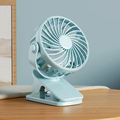 HOMEFISH Rechargeable Rotatable Clip Fan