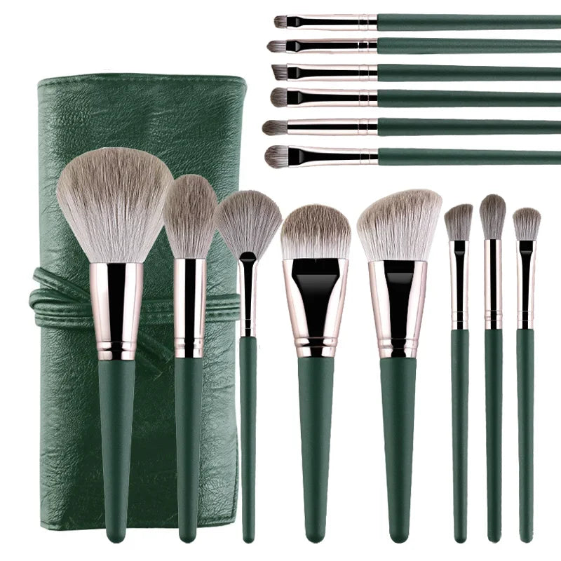 14-Piece Makeup Brush Set – Soft Fluffy Professional Beauty Brushes