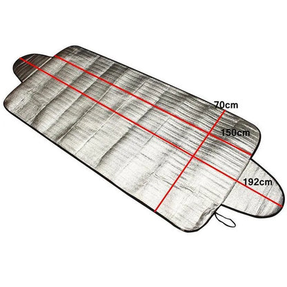 Car Sunshade for SUV & Hatchback | UV-Reflective Heat Reduction | Umbrella-Fold Design | Large 140×79 cm