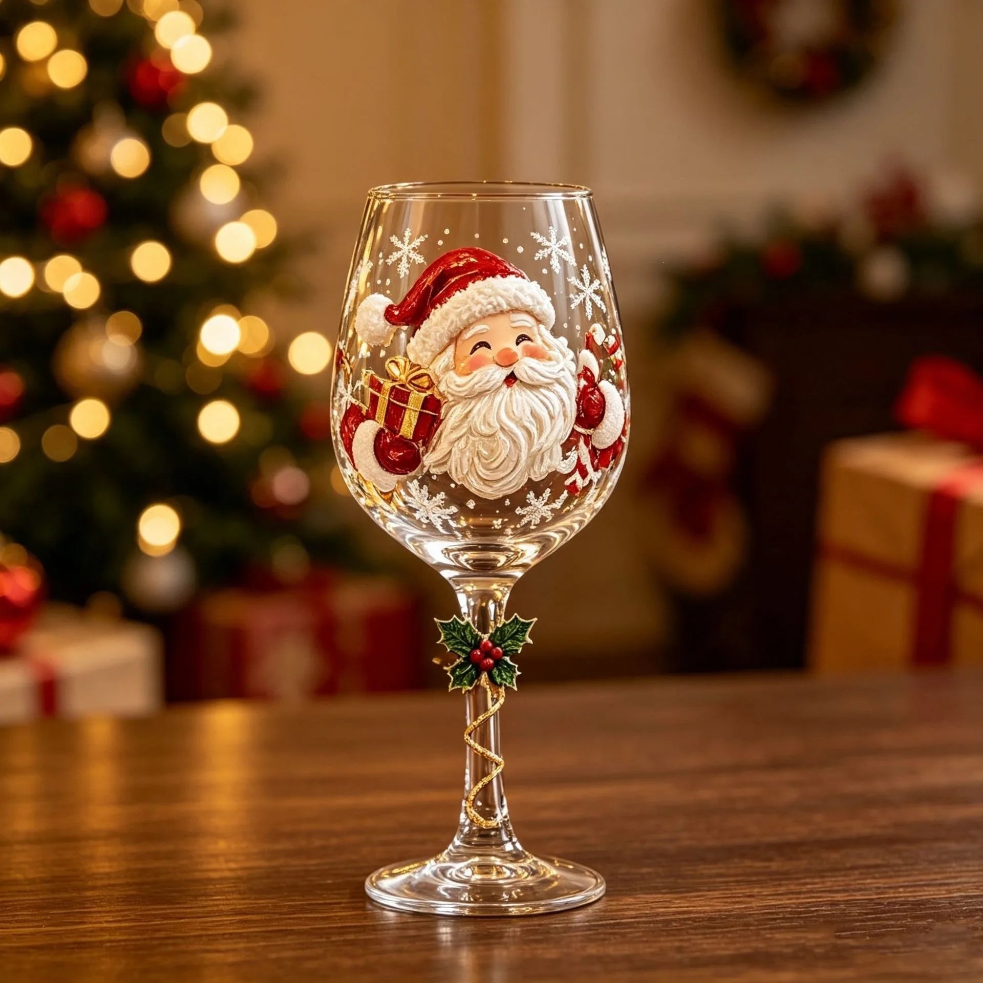 WineWonder™ Gift Set 🍷🎄 — Elegant 3D Christmas Charm