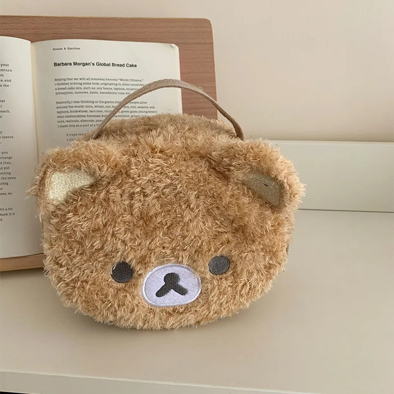 Lazy Bear Plush Cosmetic Pouch