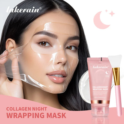 GlowSeal™ Collagen Wrapping Mask 🌙 — Firm, Tighten & Radiate Overnight