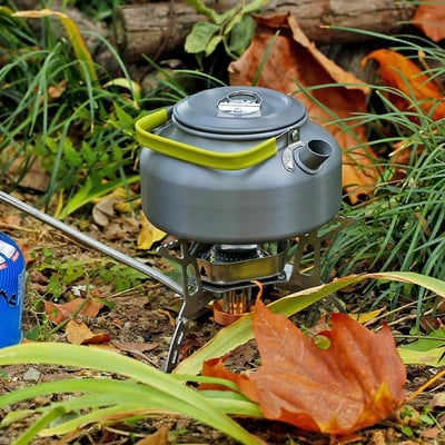 📢📢50% OFF !! ⏰Camping Gas Burner – 5800W, Piezo Ignition, Windproof 🔥