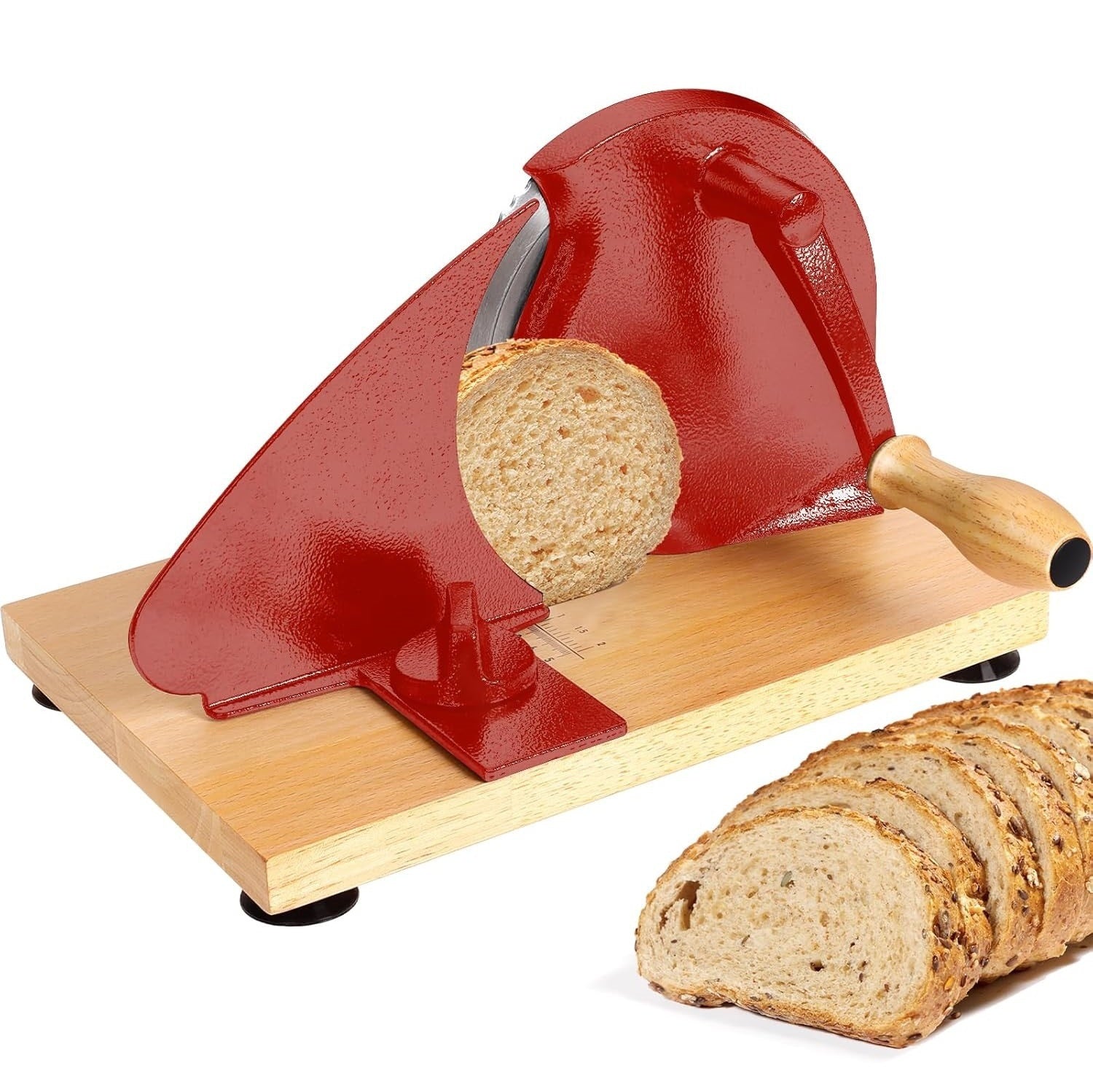 CrankCut™ Bread Cutter 🔄 — Easy Hand-Crank Precision Slicing