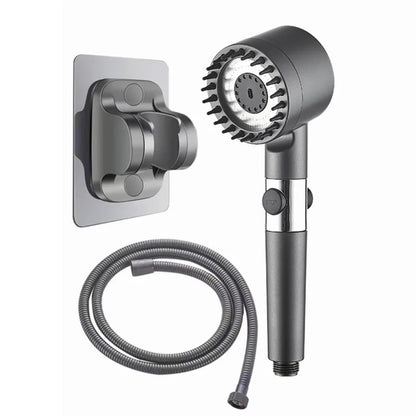 3-Mode Filtered Shower Head with 59" Hose & Massage Brush